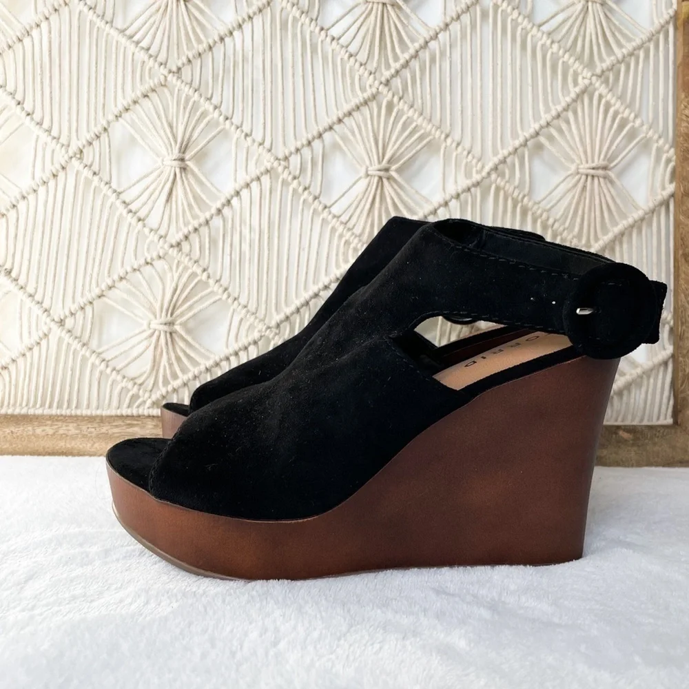 Torrid Black Platform Heel Sandals